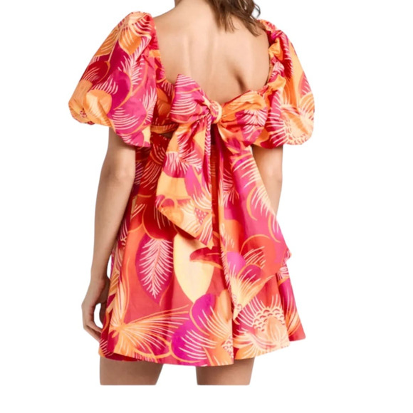 Farm Rio Dress Summer garden Ombre Minidress Medium M - Picture 11 of 11